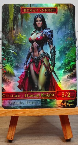 Red Human Knight #5